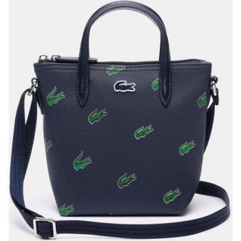 Lacoste Women's Holiday Mini Piqué Shoulder Bag Navy Blue