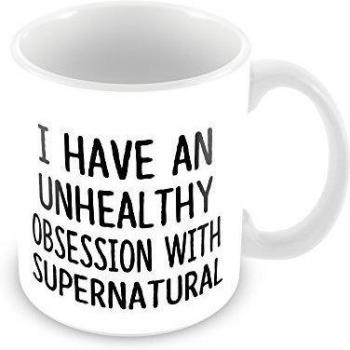 Geek Details I Have an Unhealthy Obsession with Supernatural Coffee Mug, 11 oz, White by Geek Details