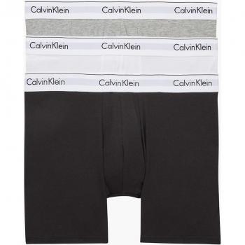 Calvin Klein Men's Modern Stretch Cotton Boxer Briefs Triple Pack - Size S