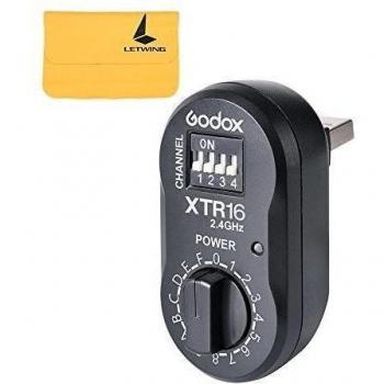 Godox 16 Canales XTR-16 Remoto 2.4G Inalámbrico Power-Control Flash Disparador Receptor para Witstro Ad360 Ad180 Speedlite