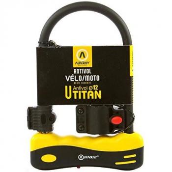 auvray utt245auv Moto candados, 165 x 245, Amarillo