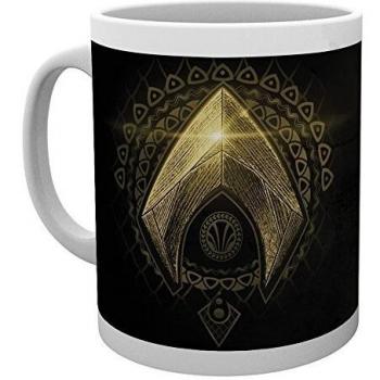GB Eye LTD, Justice League Movie, Aquaman Logo, Taza de cerámica