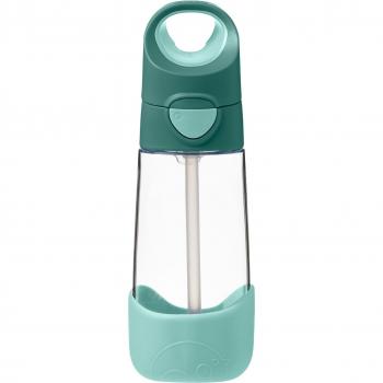 B.Box Tritan Drink Bottle with Straw - 450ml - Emerald Forest