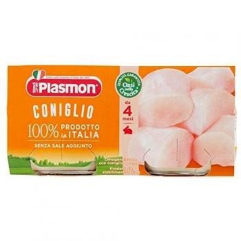 Plasmon Omogeneizado Carne de Conejo 80g x 2 Pezzi