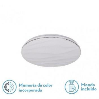 Plafón LED Redondo Wellington Blanco con Efecto Cielo Estrellado 48W 3744lm