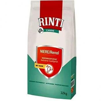 Rinti Canino Renal con Pollo 12 kg - Alimento Seco para Perros con Problemas Renales