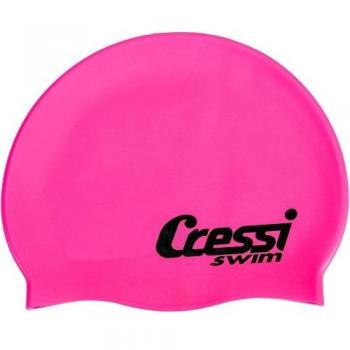 Gorro de natación Cressi silicona rosa