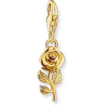 THOMAS SABO Gold Plated Rose Charm 2077-413-39
