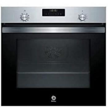 Balay 3HB4131X2 - Horno, Multifunción, A, Encastrable, 60 cm, 71 l, 7 F, Aqualisis, Ap. Abatible, Acero inoxidable, Control Comfort, Reloj electrónico con programación de inicio y paro