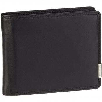 Bodenschatz Kings Nappa 8-742 KN 01 - Monedero de cuero unisex, color negro, talla 12x10x2 cm