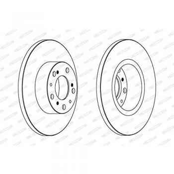 Disco de freno FERODO DDF069 para FIAT, PEUGEOT y CITROËN