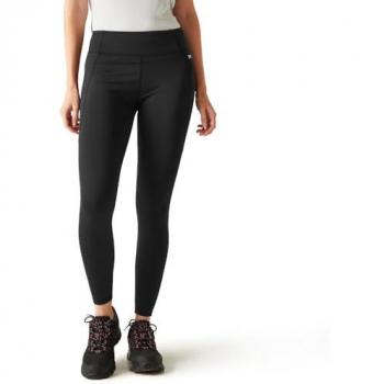 Regatta Women's Holeen Pro Compression Leggings - Black, Size 16