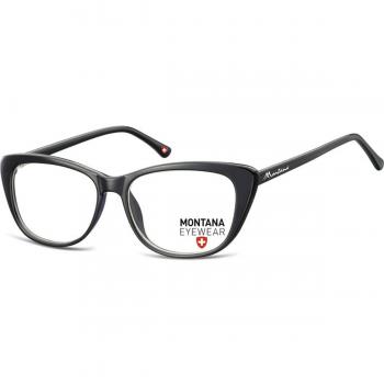 Montana Eyewear MA56 MA56F Women’s Eyeglasses Black Size 54 (Frame Only) - Blue Light Block Available