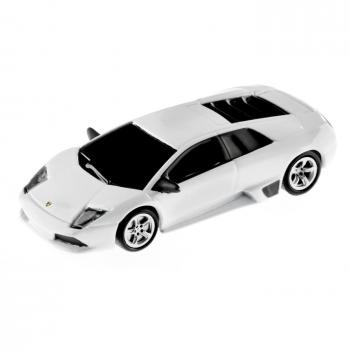 Autodrive - Memoria USB 2.0 de 8 GB, diseño Lamborhini Murcielago, blanco