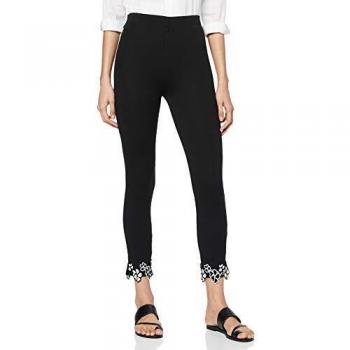 Desigual Legging_downflower Leggings, Negro