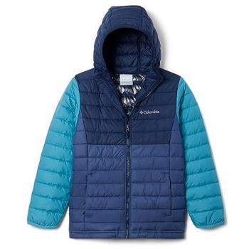 Chaqueta Powder Lite™ Azul Columbia para niños - XL