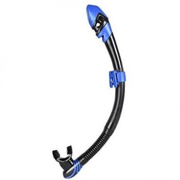 SEAC 0840022 Vortex Tubo Seco de Buceo y Diseño Italiano, Unisex Adulto, Azul Claro, M/L