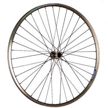 Rueda delantera de bicicleta 28 pulgadas ZAC19 con buje Deore HB-M530 plateado