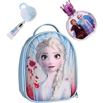 Frozen II Perfume Set for Girls - 100ml Eau de Toilette, Lip Balm, and Elsa Backpack