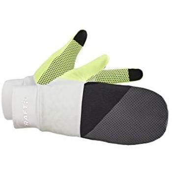 Craft ADV Lumen Hybrid Running Gloves - Yellow and White