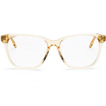 Messy Weekend CHARLIE OPTICS Blue-Light Block Men's Eyeglasses - Champagne Yellow Size 53 (Frame Only)