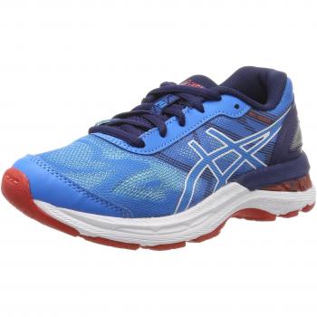 Asics Gel-Nimbus 19 Gs, Zapatillas de Gimnasia Unisex Niños, Azul