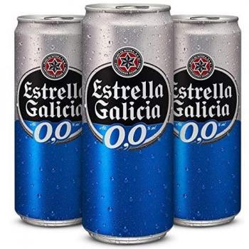 CERVEZA ESTRELLA GALICIA LATA 00 330ml.C24