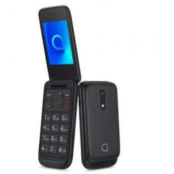 Teléfono Móvil Alcatel 2057X Volcano Dual SIM 2.4 QVGA, 2G, RAM 4 MB, Cámara VGA 1.3 MP, Bluetooth (Negro)