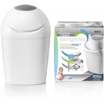 Sangenic 25032 0001 - Cubo para pañales con sistema de enrollado individual antiolores con cierre hermético