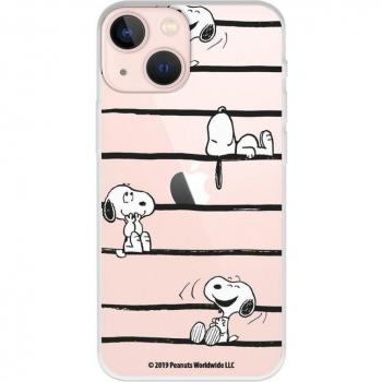 Funda para iPhone 13 Mini Oficial de Peanuts Snoopy Rayas - Snoopy