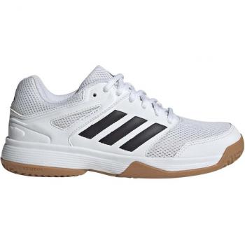 Zapatillas indoor de niños SPEEDCOURT K adidas, color blanco, talla EU 33 1/2