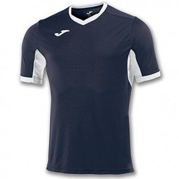 Joma Champion IV M/C Camiseta Equipamiento, Hombres, Marino/Blanco, 4XS-3XS