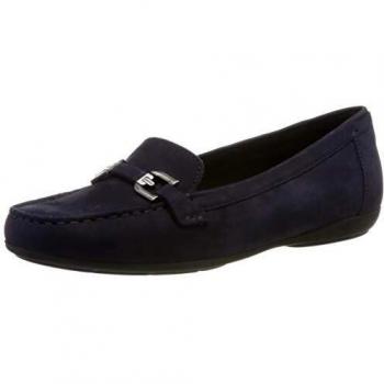 Mocasines Geox D84BMA Annytah para Mujer Color Marino con Suela Baja y Diseño Elegante