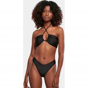 Urban Classics Women's Recycled Hot V Bikini in Black