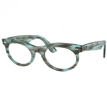 Ray-Ban RX2242V Wayfarer Oval 8362 Men's Eyeglasses Green Size 50 (Frame Only)