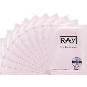 Ray - Rose Facial Mask - 10 Pieces