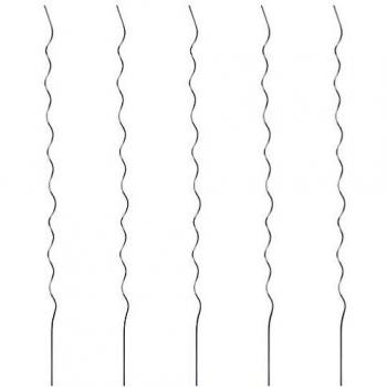 5 pcs Spiral Plant Supports 110 cm Galvanised Steel