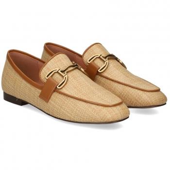 Mocasines de rafia natural Bibi Lou - Beige Talla 39