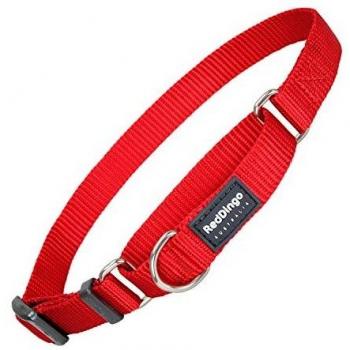 Collar para Perro Red Dingo Semiahogo Clásico Rojo 12mm