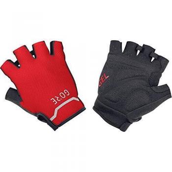 GORE WEAR C5 Guantes Cortos, 9, Negro/Rojo