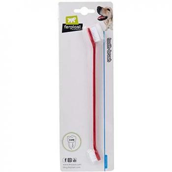Ferplast Cepillo Dientes Perro Gro 5939 Small Brush, Negro, Mediano