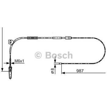 Cable de freno de mano BOSCH 1 987 477 962