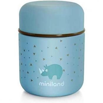 Miniland - Termo papillero para sólidos de 280ml. Azul.