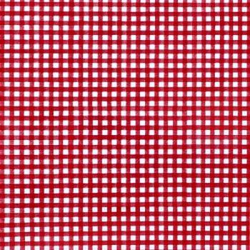 ORYX 5544055 Mantel Hule Rectangular Cuadros Rojos. Impermeable Antimanchas PVC 140 cm. x 20 Metros. Rollo Recortable. Interior y Exterior, 0, Multicolor