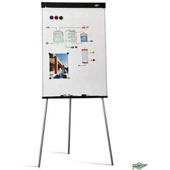 Pizarra blanca de caballete magnética Faibo 100x67cm