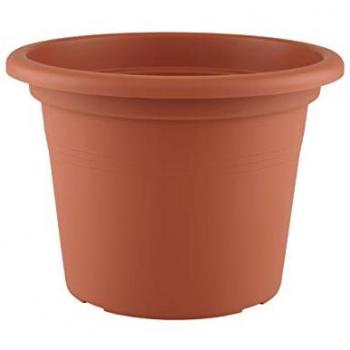 Maceta Cilíndrica de Polipropileno Venezia Terracota Ø 50 cm H 36 cm