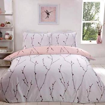 Sleepdown Willow - Juego de Funda de edredón Reversible con Funda de Almohada