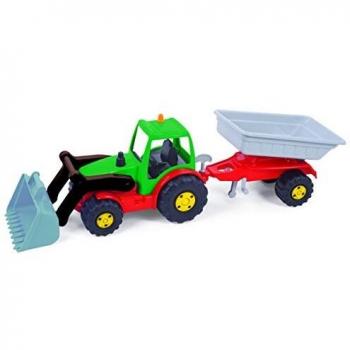AVC - Tractor Con Pala Y Remolque En Caja
