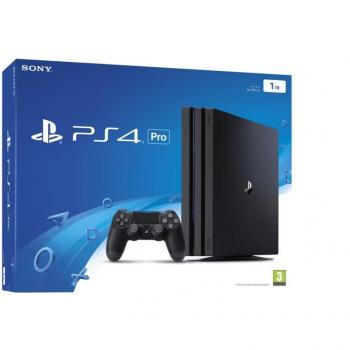 Consola Sony PlayStation 4 Pro Jet Black con Capacidad de 1TB