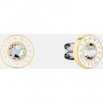 Pendientes Tommy Hilfiger Acero IP Dorado Esmalte 2780809